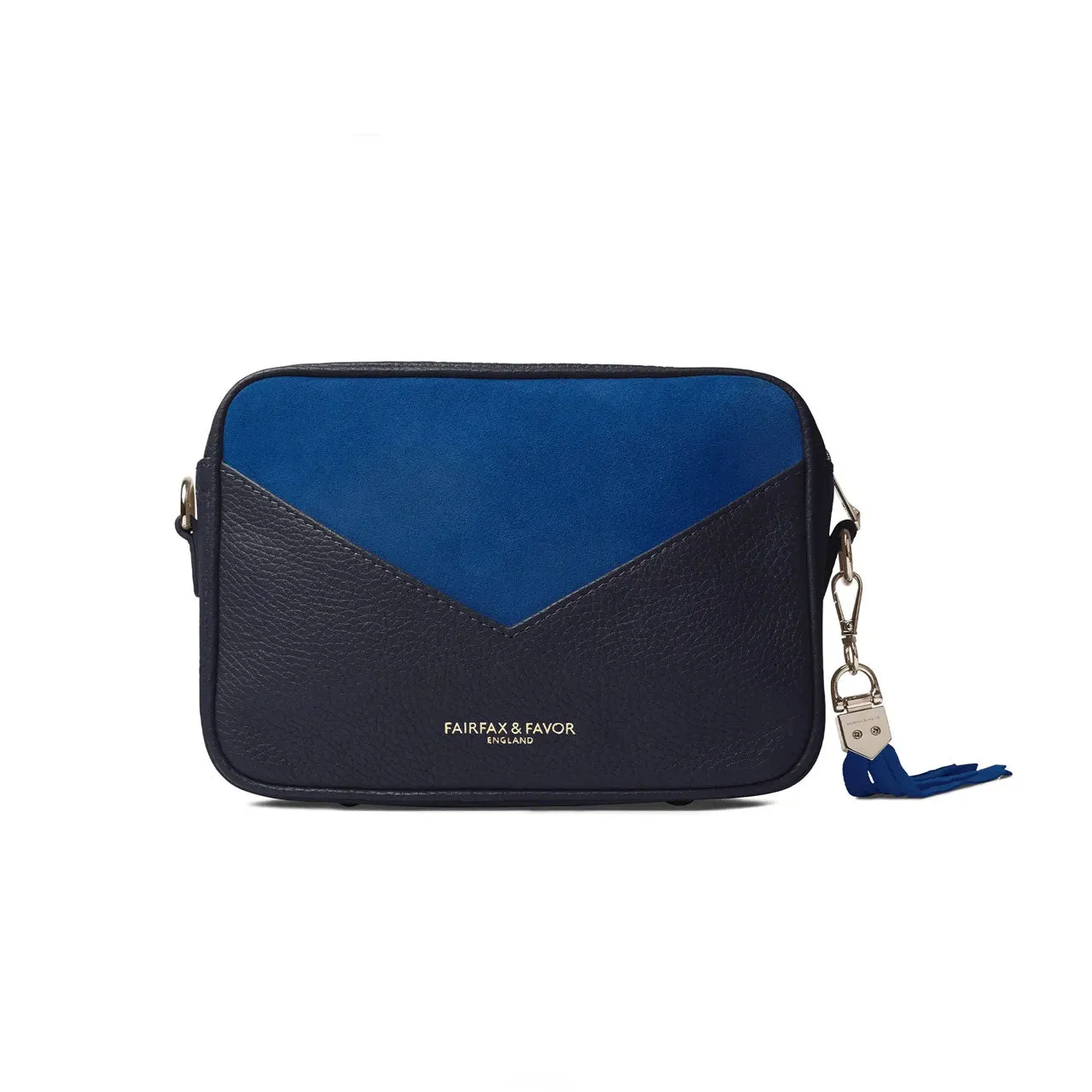 Fairfax & Favor Stockist Exclusive Finsbury Porto Blue Cross Body Bag