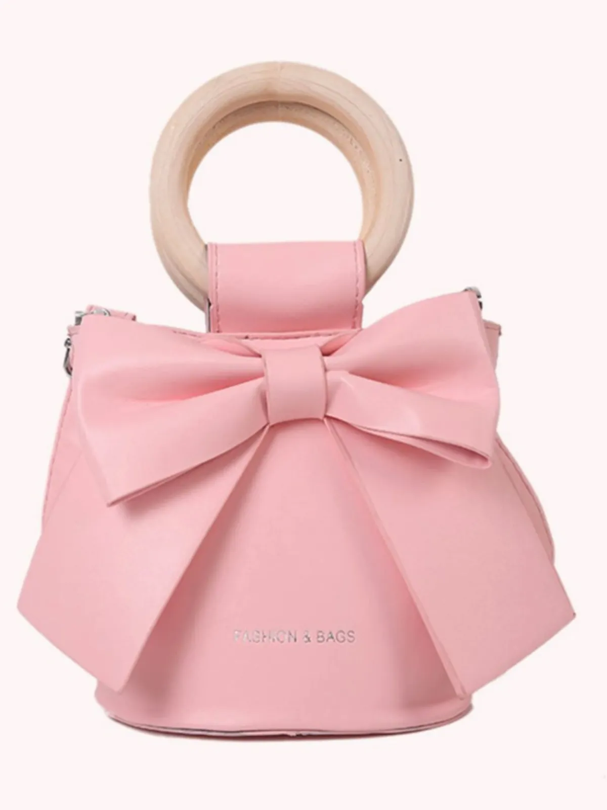 Fashion Star Circle Handle Bucket Bag