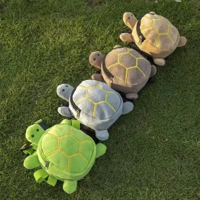 High Capacity Portable Harness Plush Turtle Backpacks