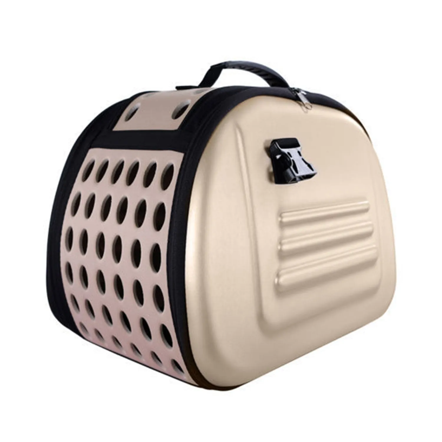 Ibiyaya Classic Eva Collapsible Pet Carrier Beige