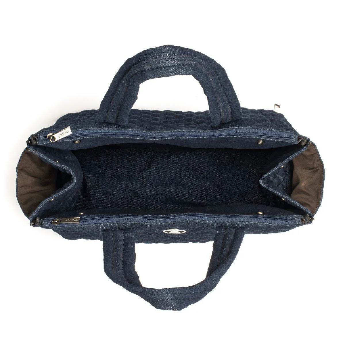 Interchangeable Quilted Dog Carrier Denim