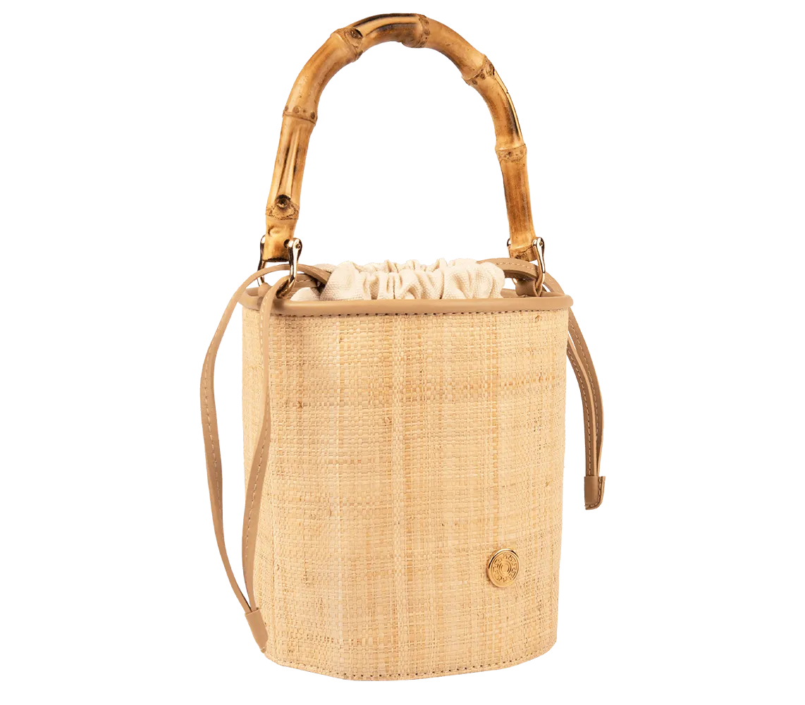 Kea Straw Bucket Bag