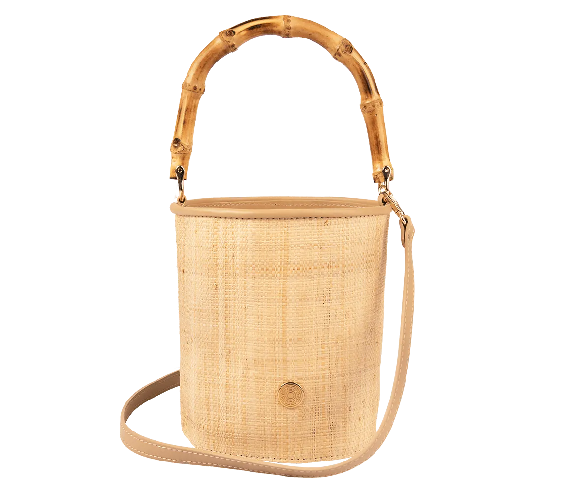 Kea Straw Bucket Bag