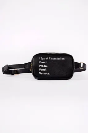 LA Trading Co - FRANNY FANNY - Fluent Italian (Black)