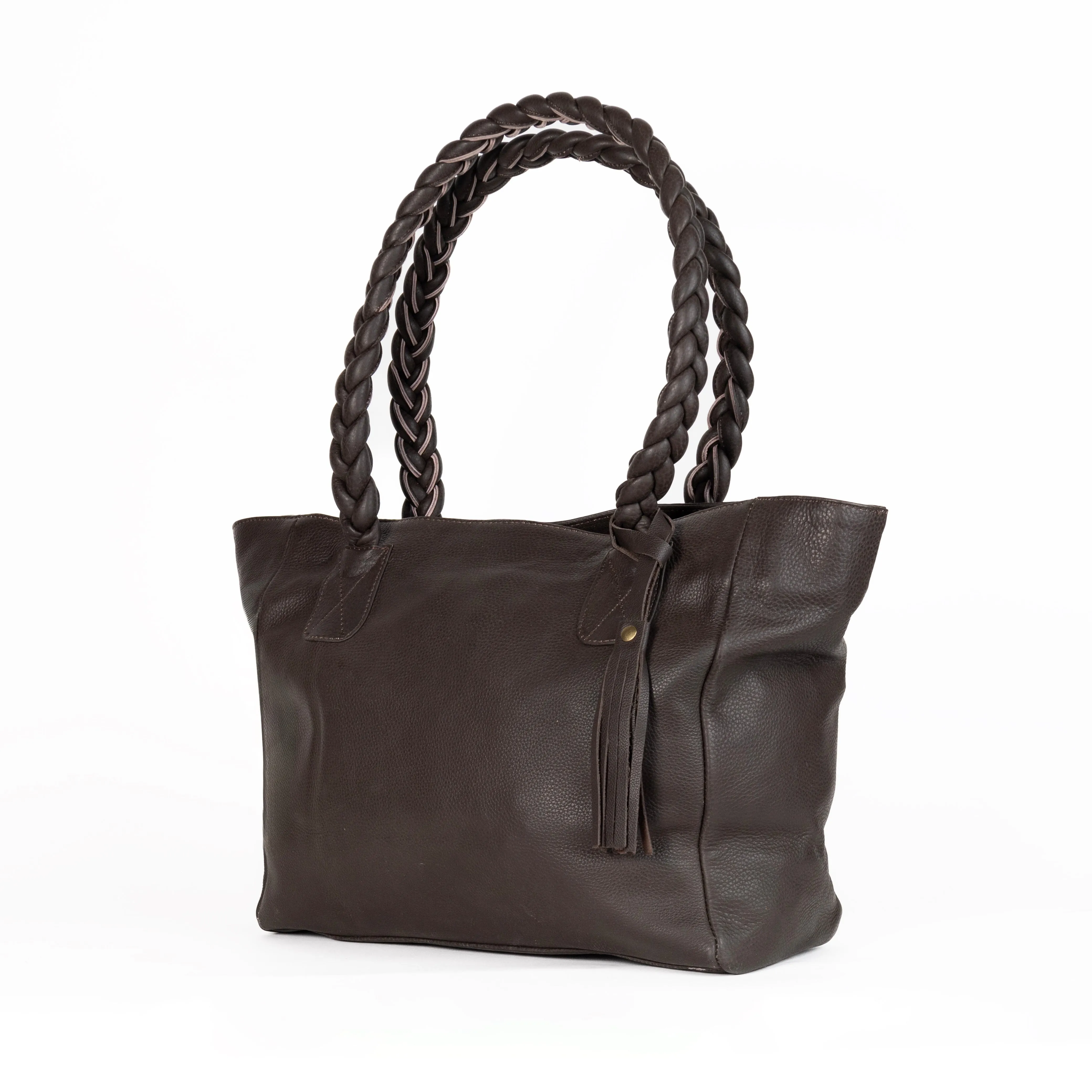 Leather Giddy Goat Tote