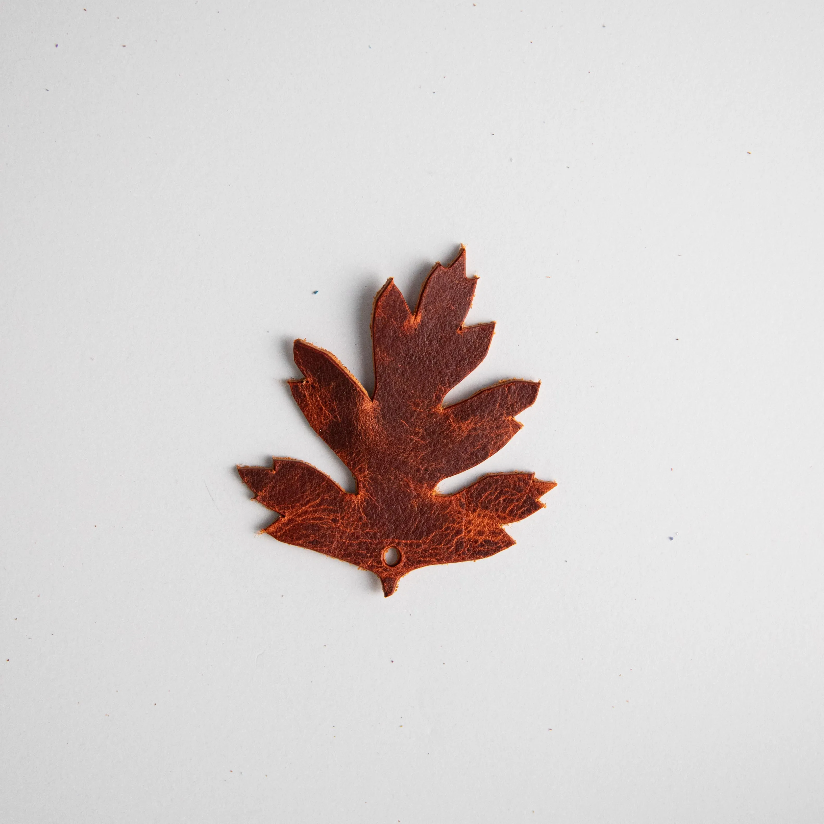 Light Red Leaf Charms