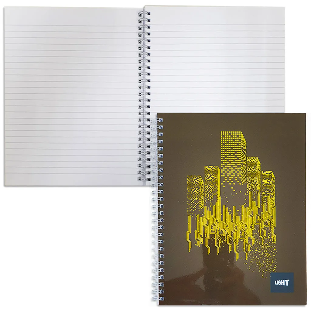 LIGHT® SPIRAL SOFT COVER NOTEBOOK  9x7 - MODEL 2