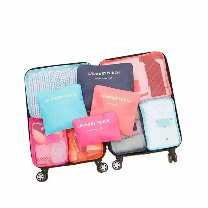 Luggage Organizer Set - 6pcs Packing Set for Efficient Travel