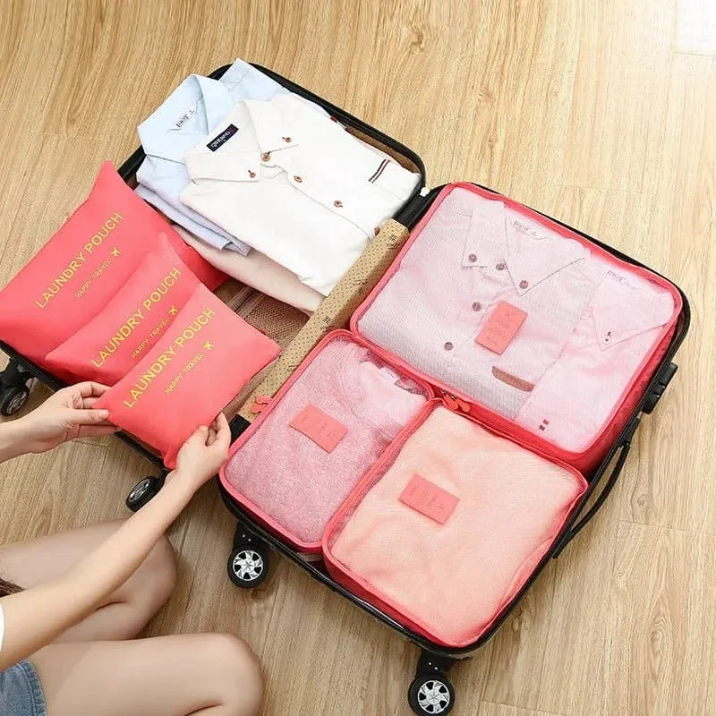 Luggage Organizer Set - 6pcs Packing Set for Efficient Travel