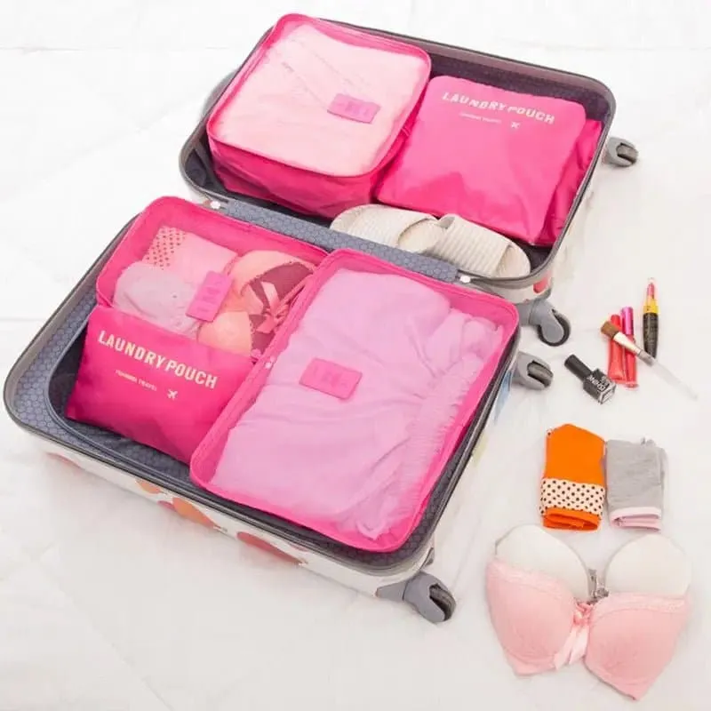 Luggage Organizer Set - 6pcs Packing Set for Efficient Travel