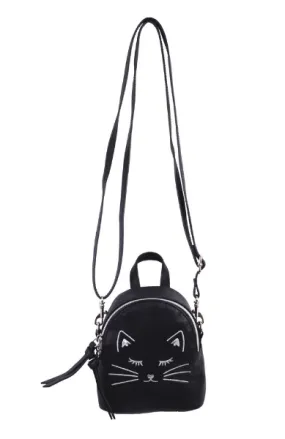 Magical Mini Backpack Crossbody in Black