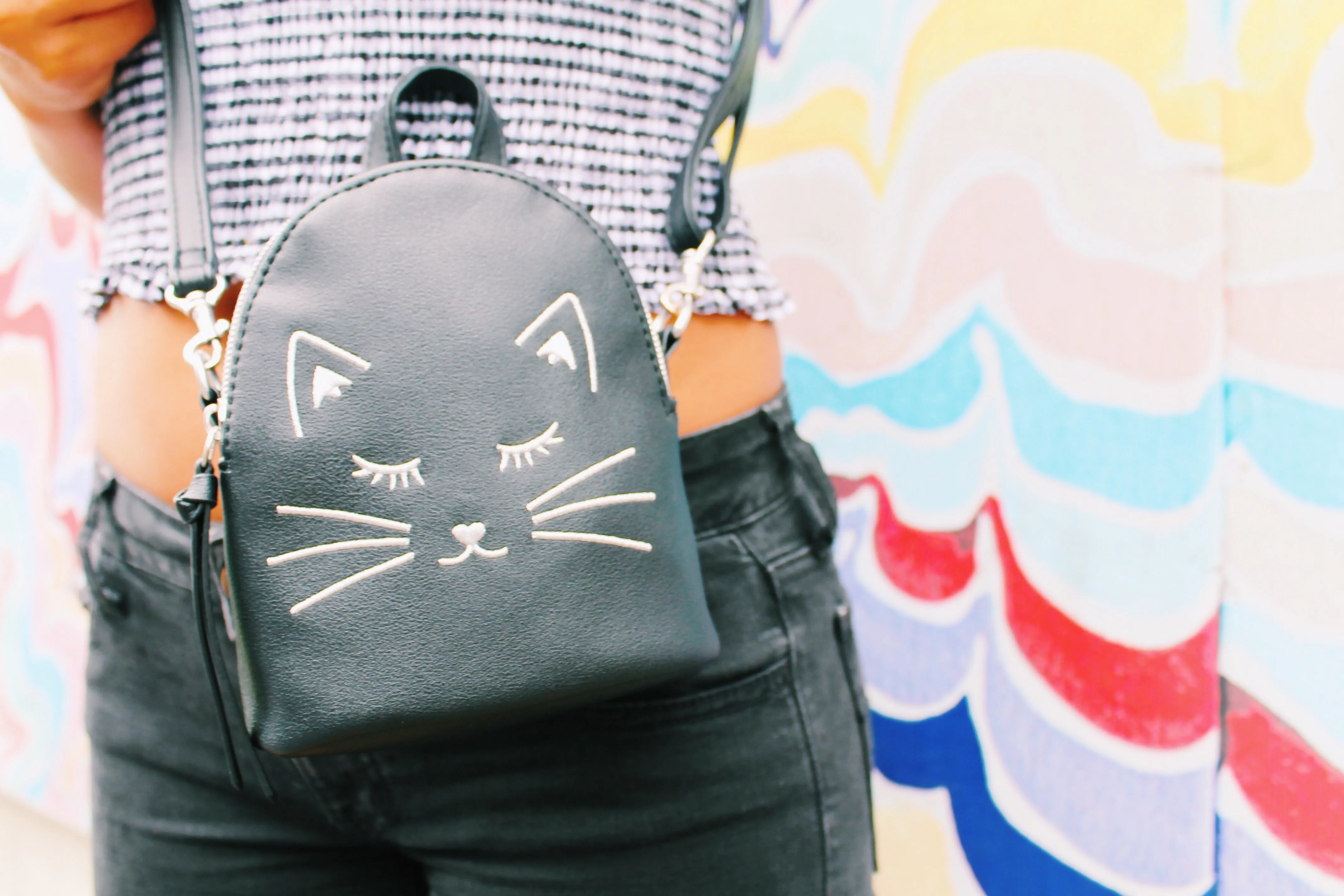 Magical Mini Backpack Crossbody in Black