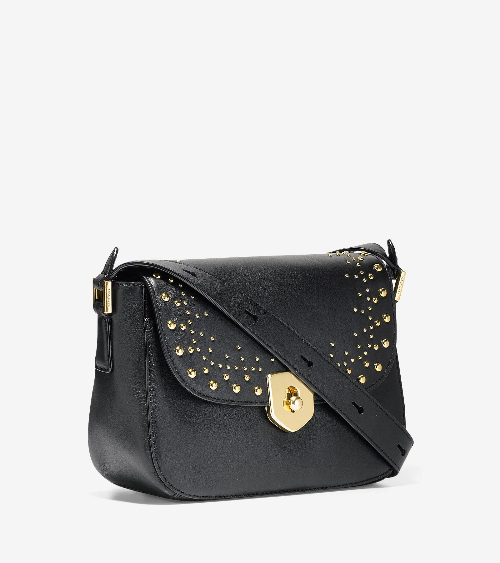 Marli Studded Mini Saddle Bag