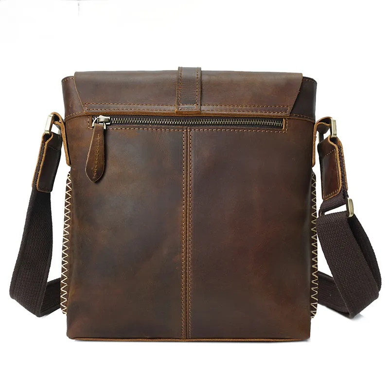 Men's Leather Shoulder Bag M8086