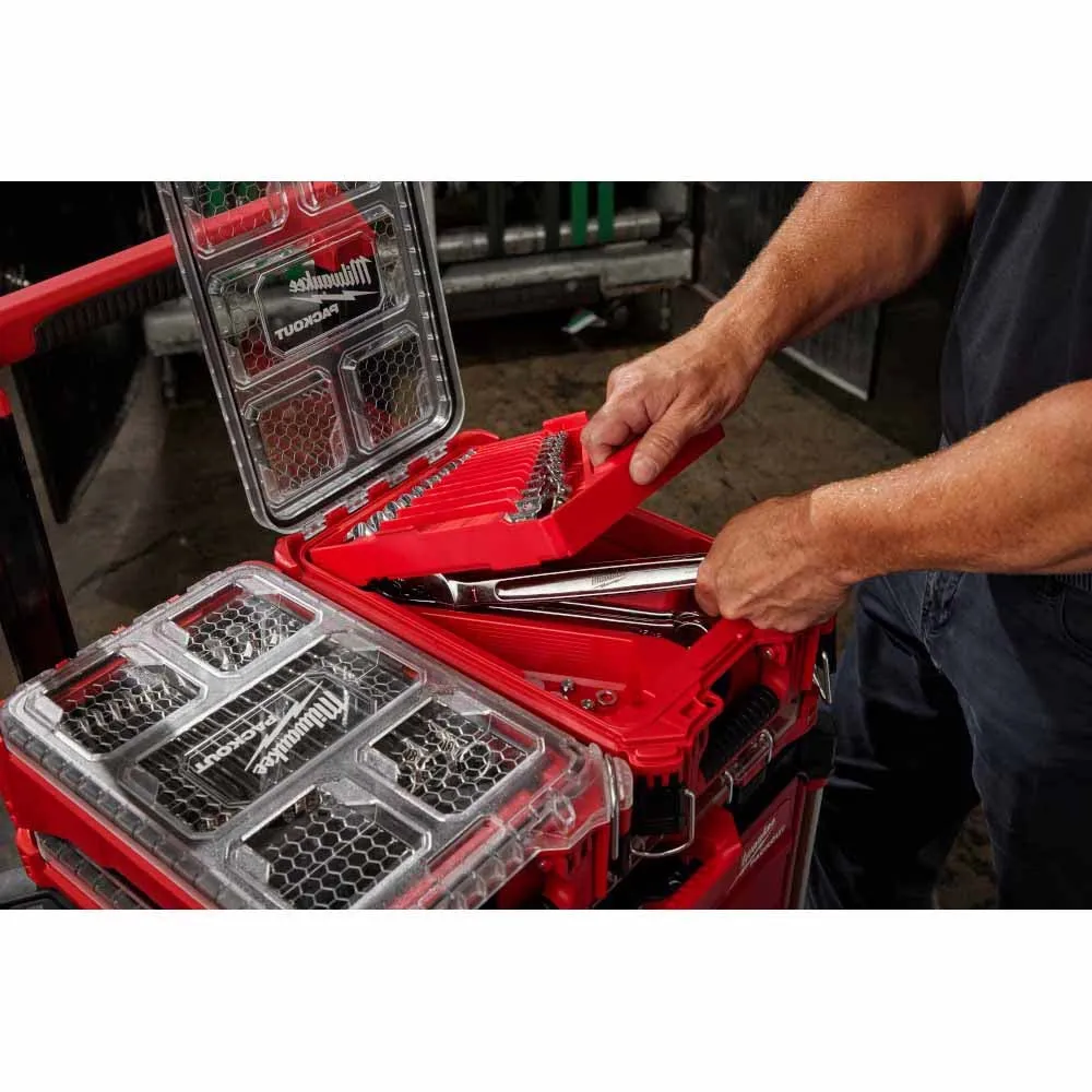 Milwaukee 48-22-9484 15pc SAE Combination Wrench Set with PACKOUT Compact Organizer