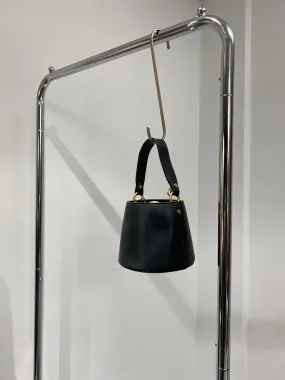 Mini Leather Bucket Bag