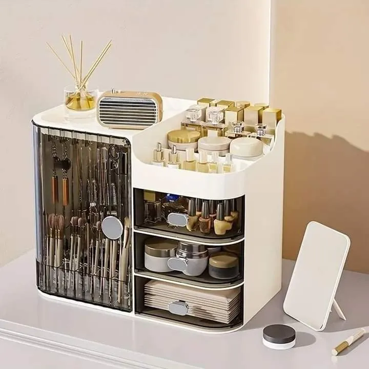 MODERN DUAL CABINETS COSMETIC ORGANIZER