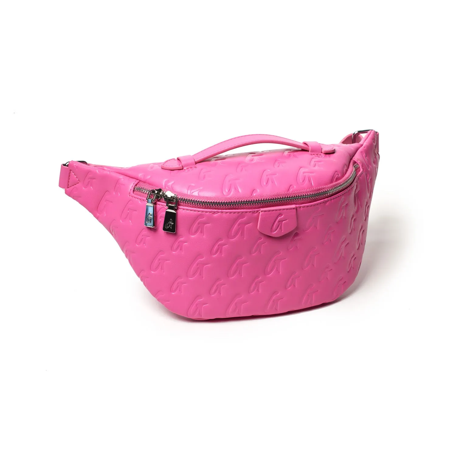 MONOGRAM FANNY PACK - HOT PINK