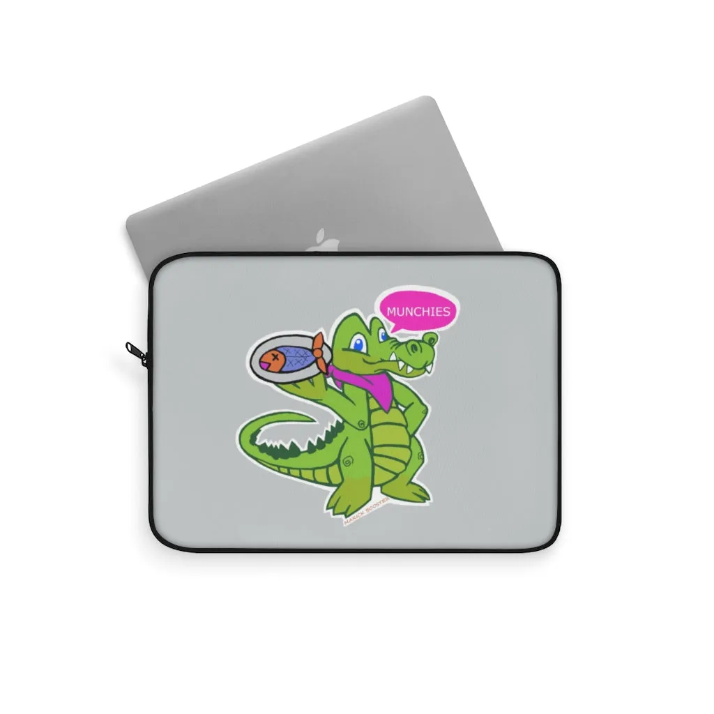 Munchies the Crocodile Laptop Sleeve