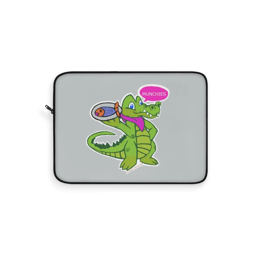 Munchies the Crocodile Laptop Sleeve