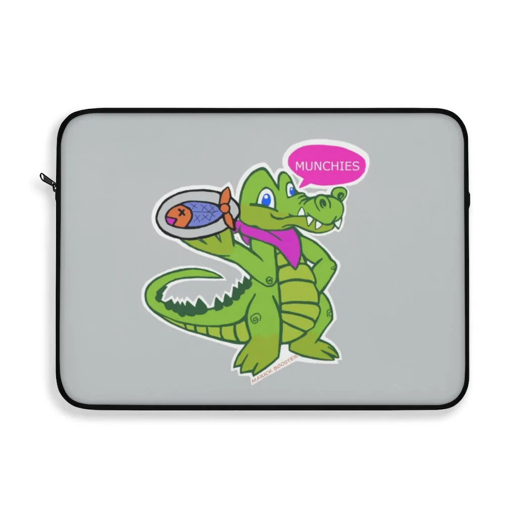 Munchies the Crocodile Laptop Sleeve