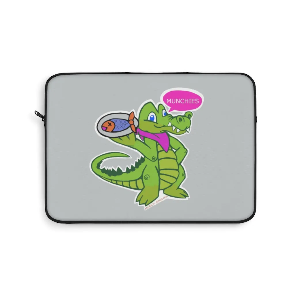 Munchies the Crocodile Laptop Sleeve