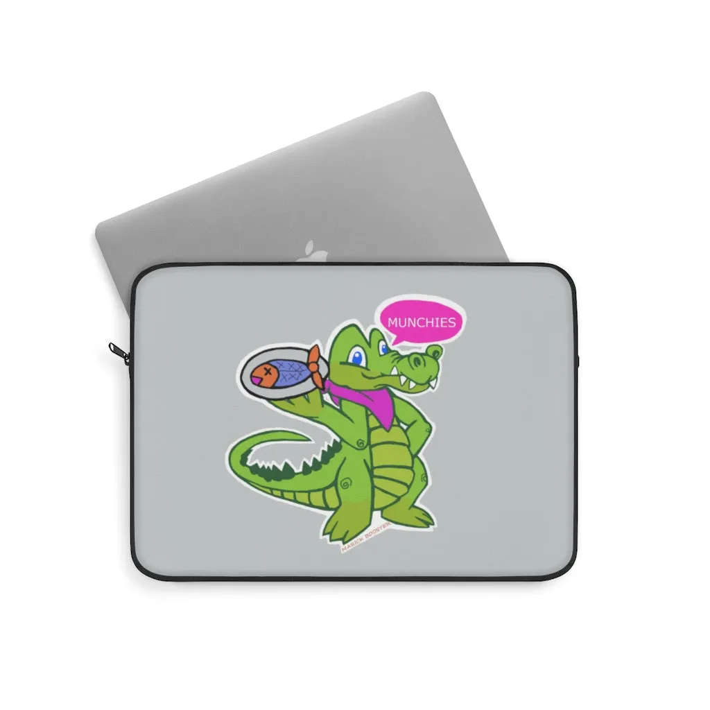 Munchies the Crocodile Laptop Sleeve