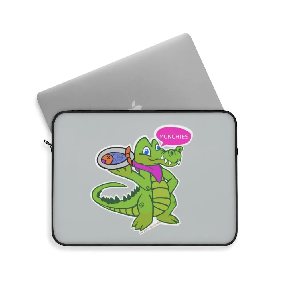 Munchies the Crocodile Laptop Sleeve