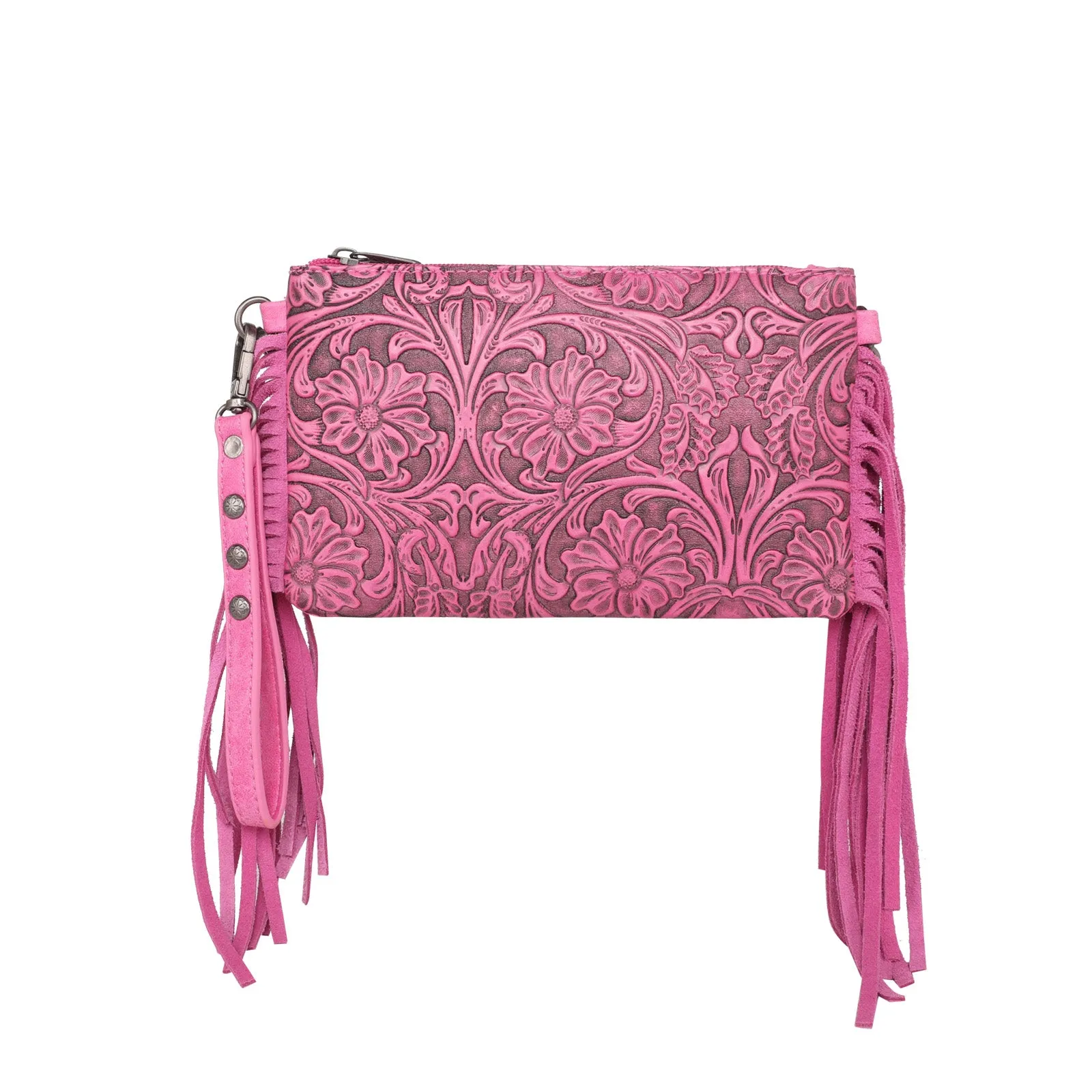 MW1217-181 Montana West Tooled Collection Clutch/Crossbody