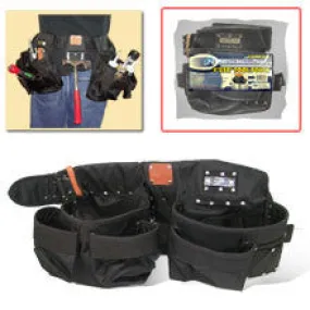 Nylon 4 Piece Carpenter Contractor Tool Pouch Nail Bag Set with Adjustable Belt