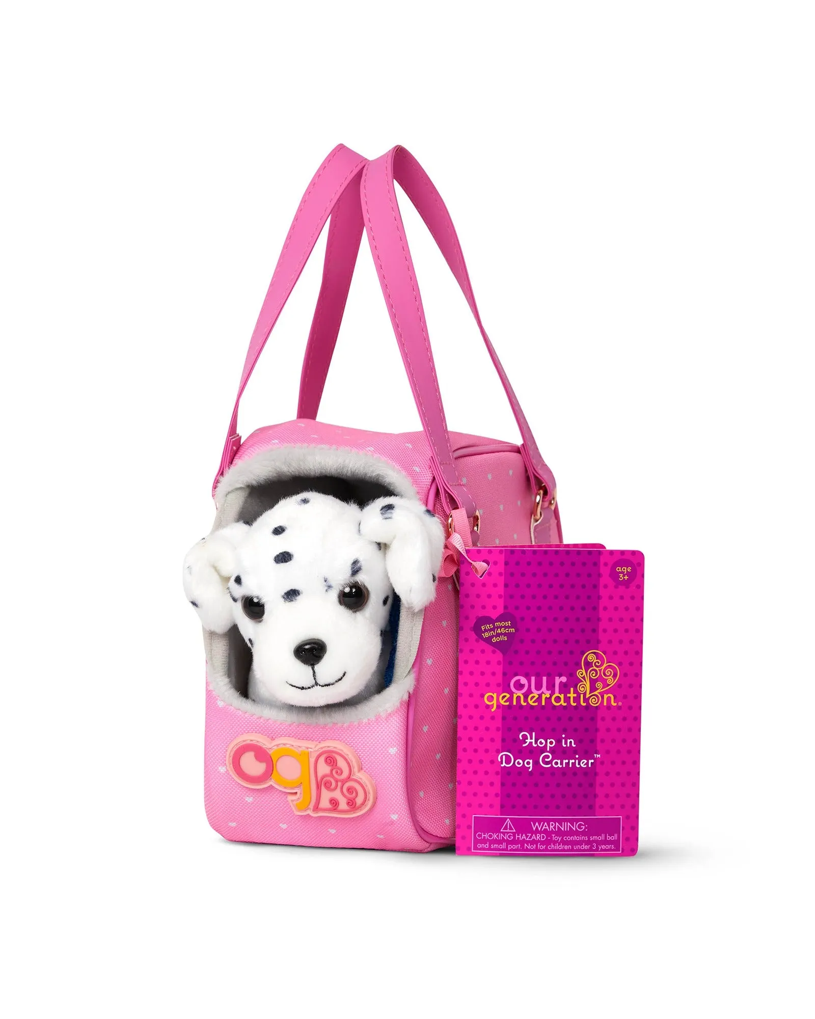 Our Generation 6 Inch Dalmatian Pup with Bag & Accessories