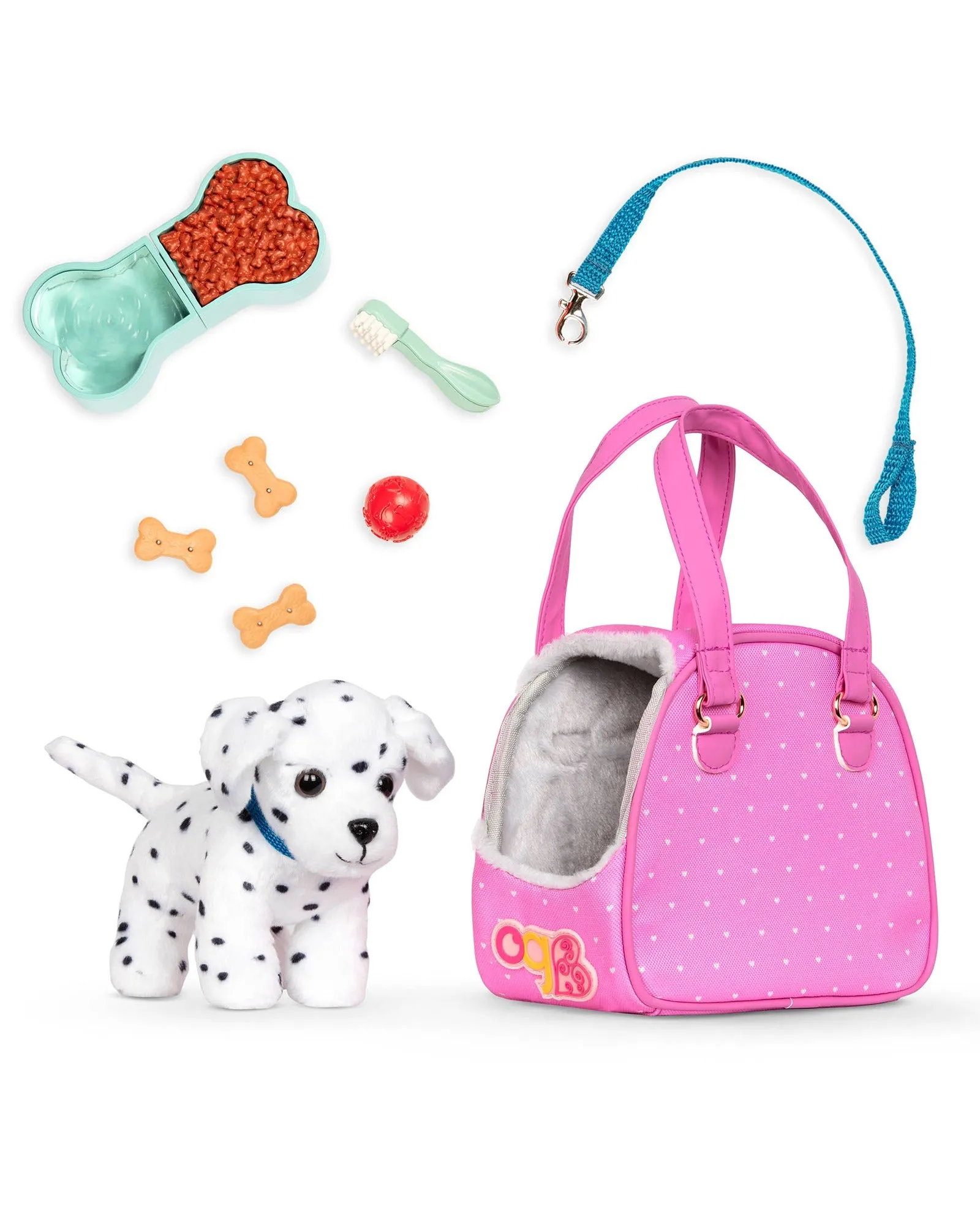 Our Generation 6 Inch Dalmatian Pup with Bag & Accessories