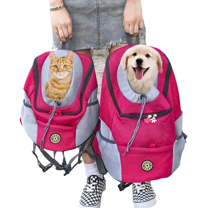 Outdoor Pet Dog Carrier Backpack – Portable Travel Backpack for Cats & Dogs