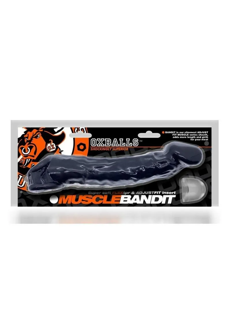 Oxballs Muscle Bandit Slim Muscle Cocksheath - Black