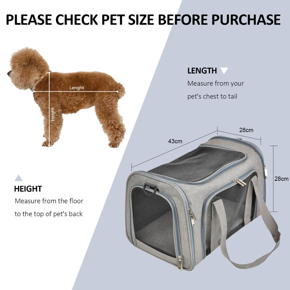 Pet Carrier Bag Travel Bags Airline Approved