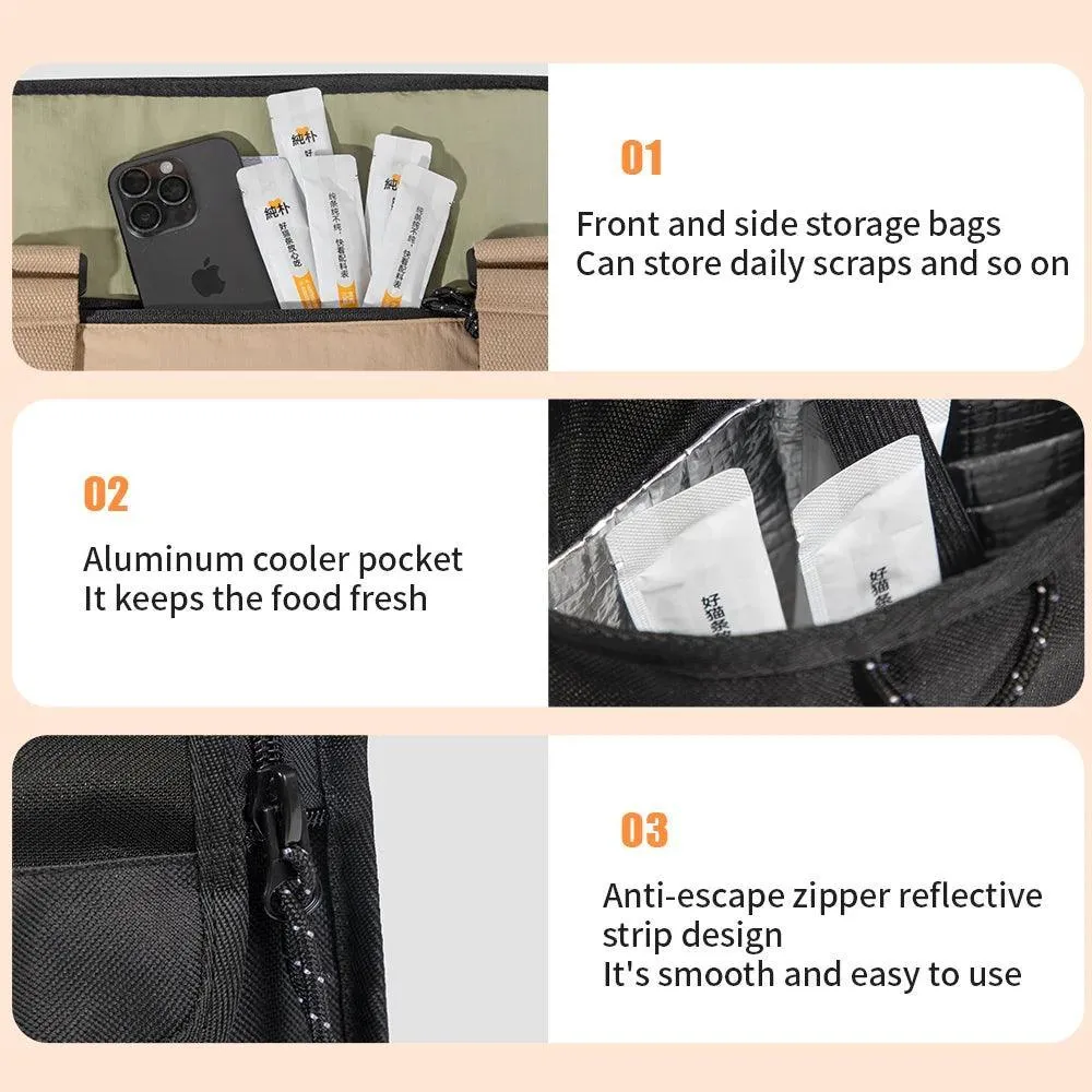 Pet Travel Carrier: Secure Zippers, Lightweight & Durable Solution