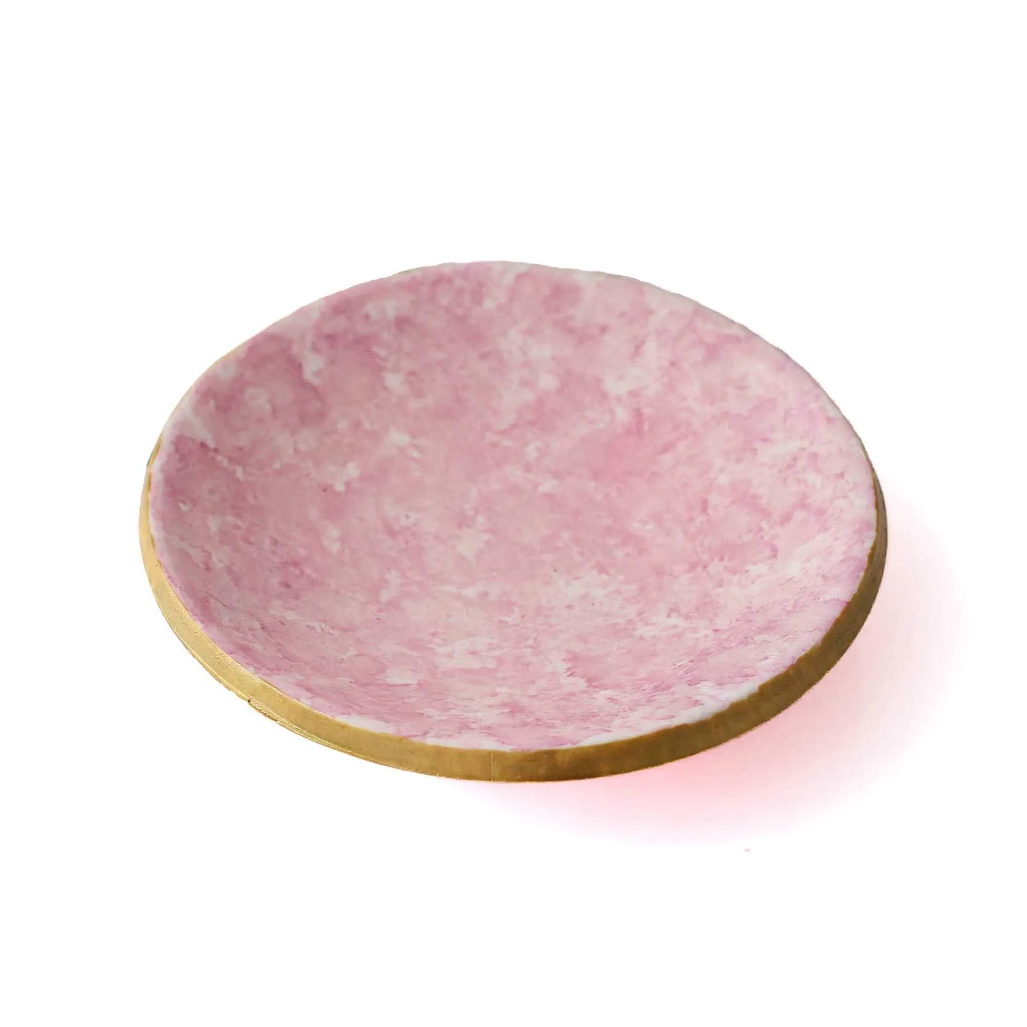 Pink Trinket Dish or Ring Holder for Jewellery