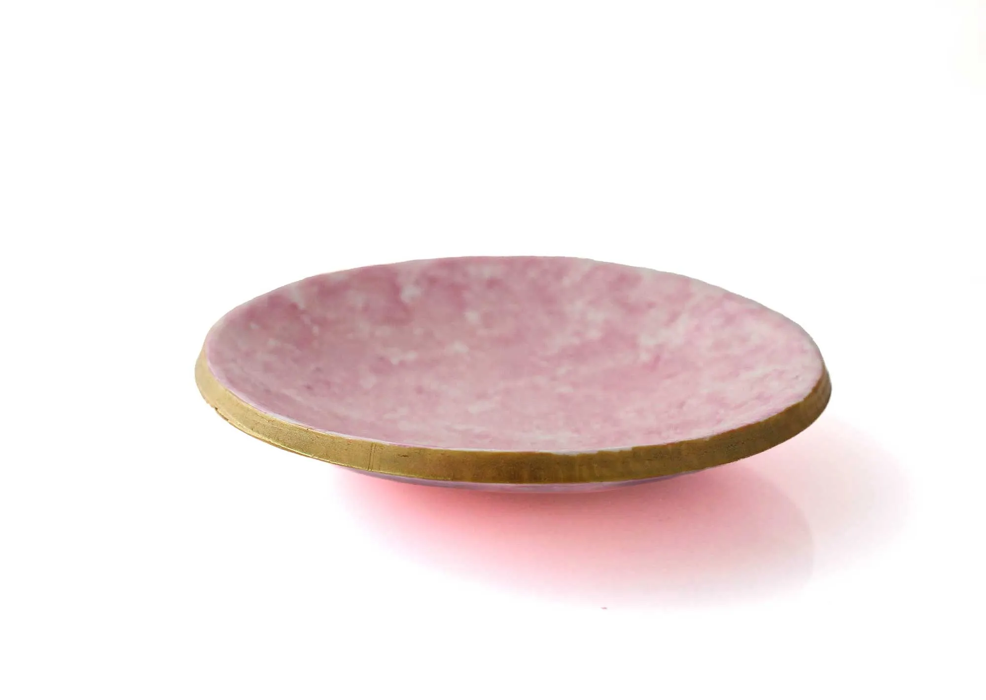 Pink Trinket Dish or Ring Holder for Jewellery