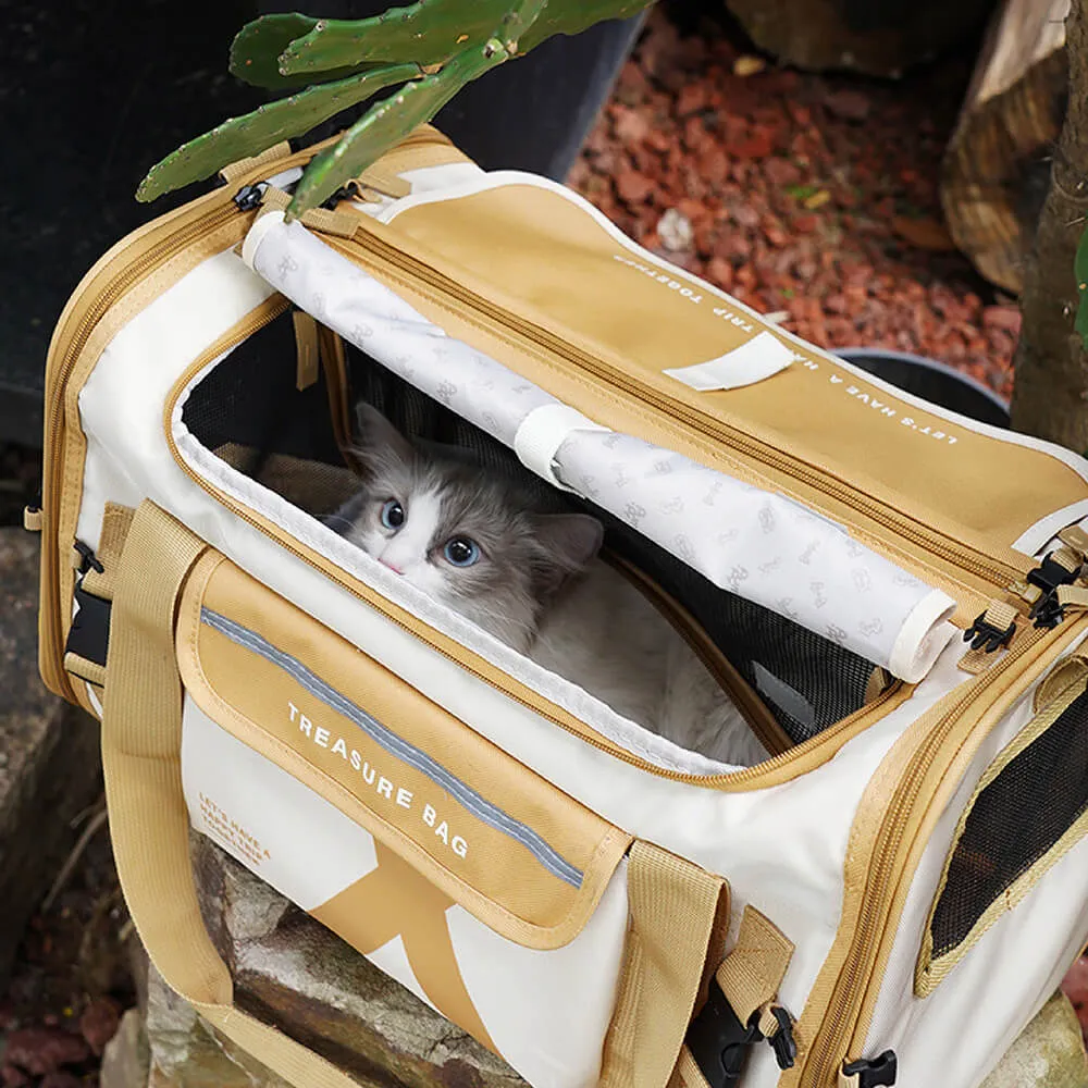 Portable Foldable Breathable Designer Pet Carrier Bag