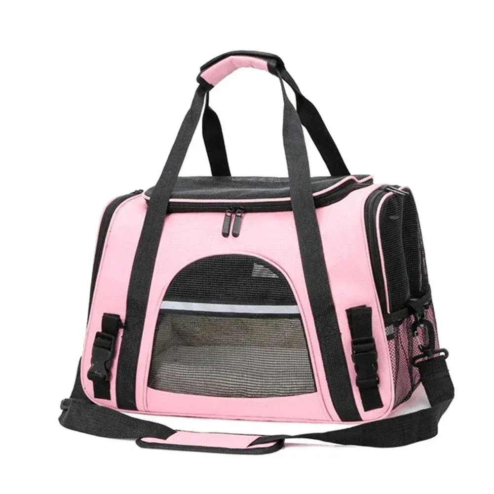 Premium Dog Carrier Backpack with Breathable Mesh and Thick Cushioning