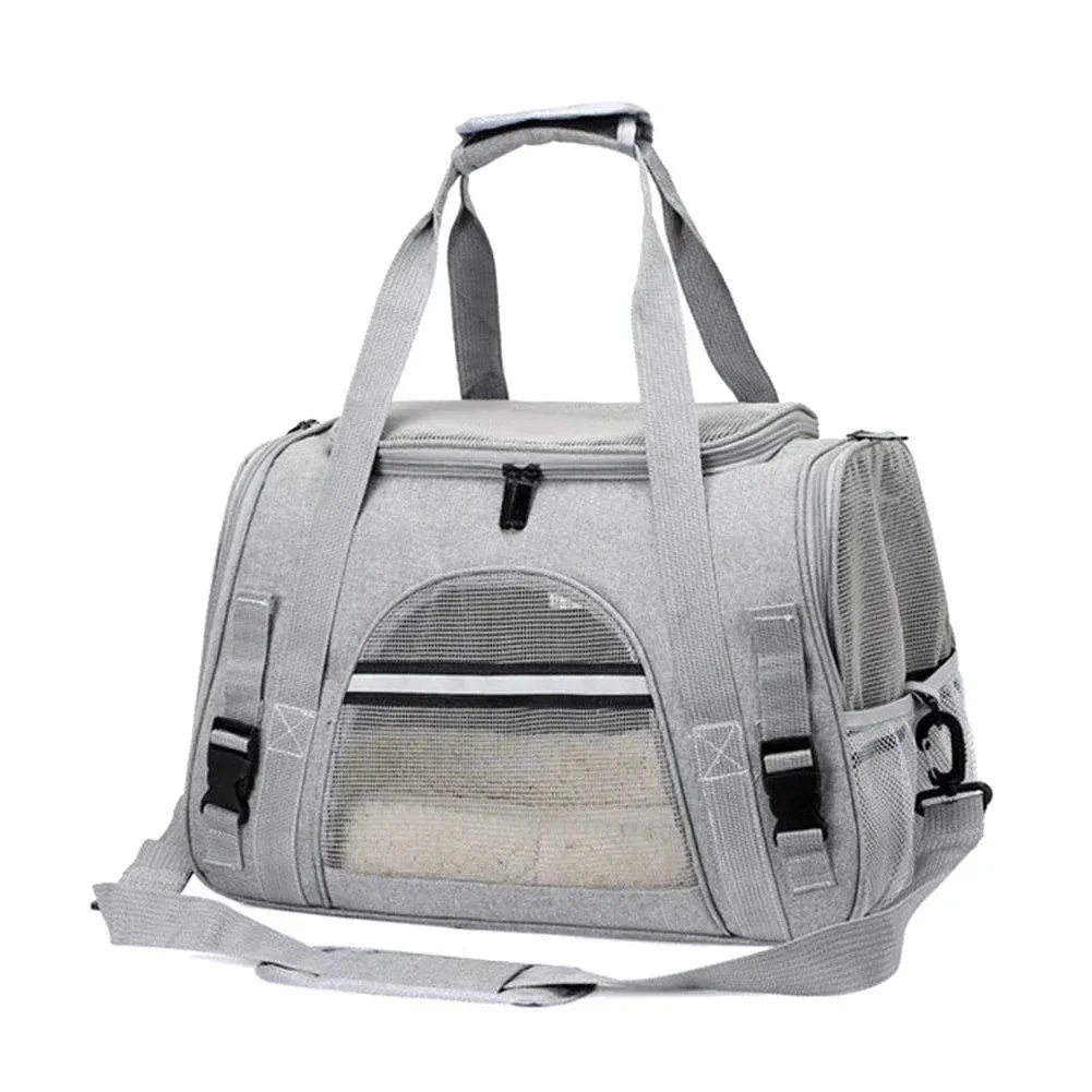 Premium Dog Carrier Backpack with Breathable Mesh and Thick Cushioning