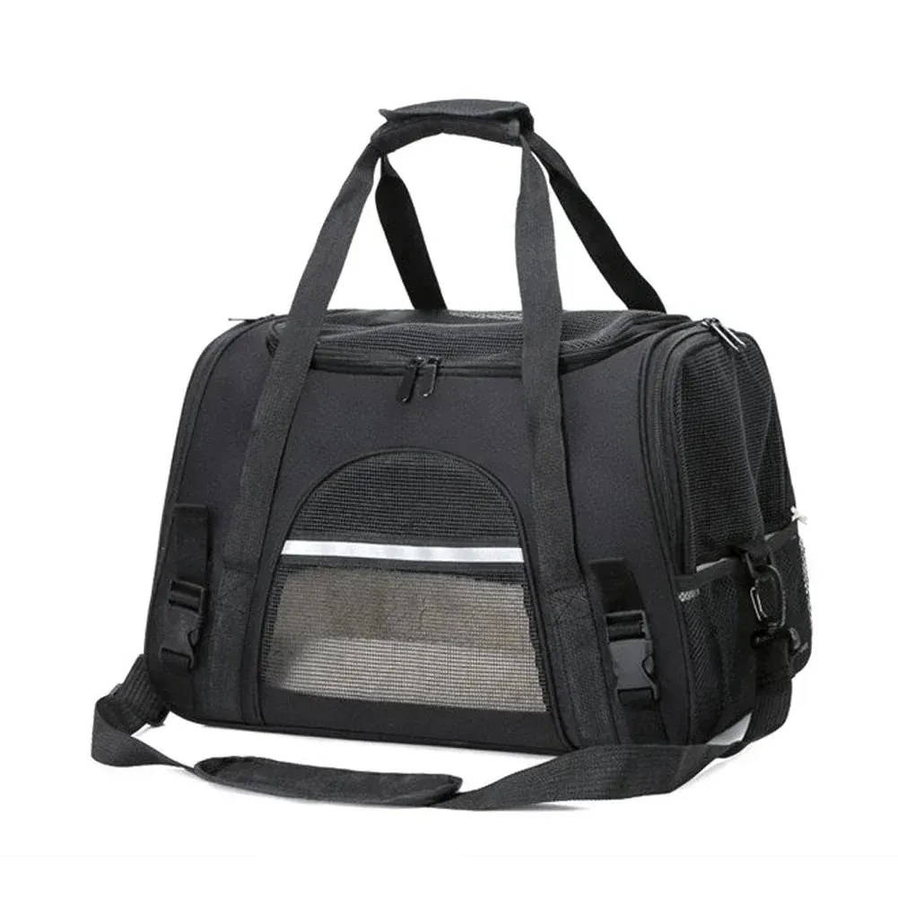 Premium Dog Carrier Backpack with Breathable Mesh and Thick Cushioning