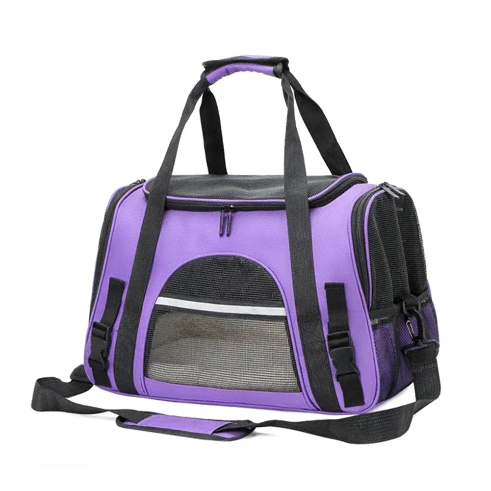 Premium Dog Carrier Backpack with Breathable Mesh and Thick Cushioning