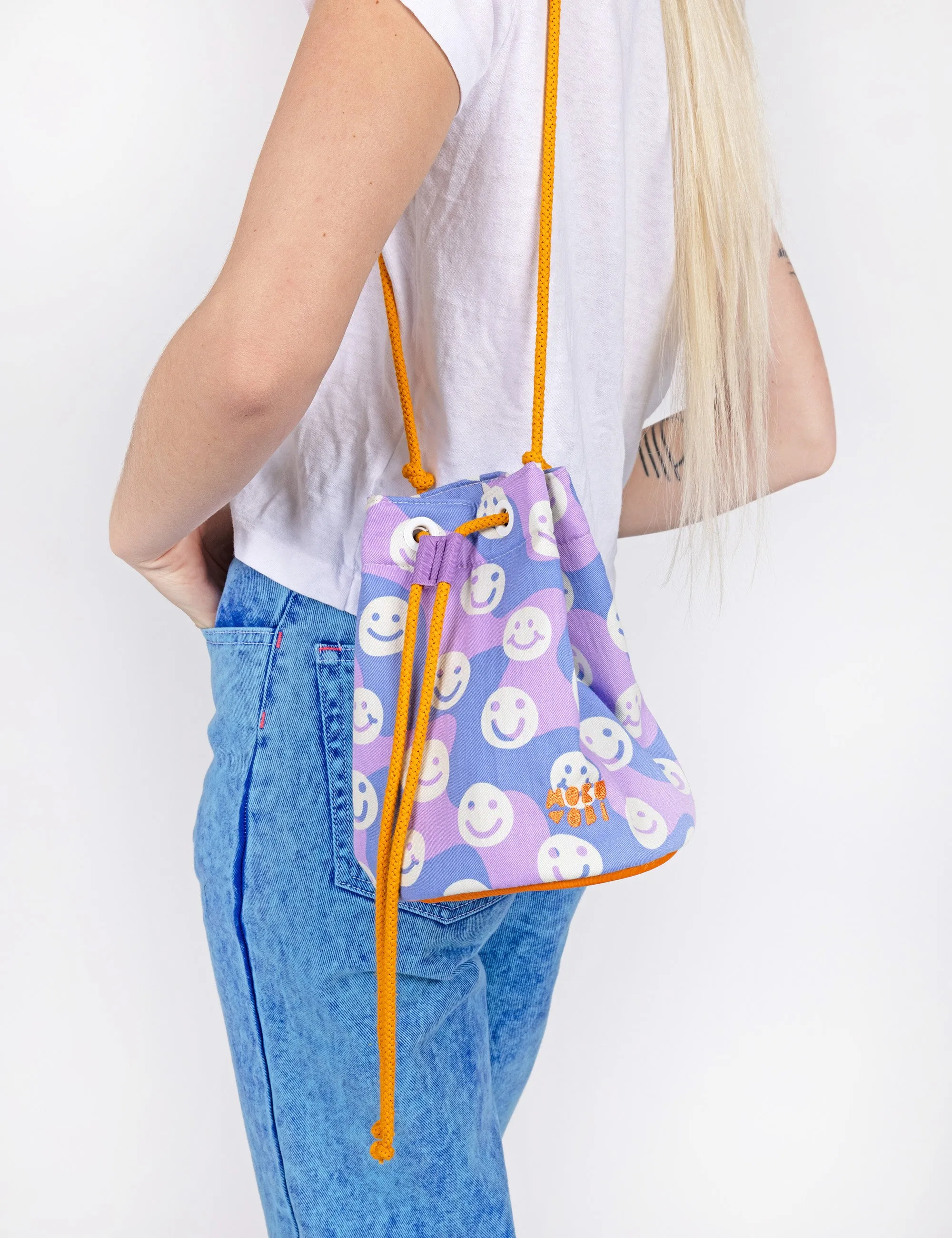 Purple Smappy Bucket Bag