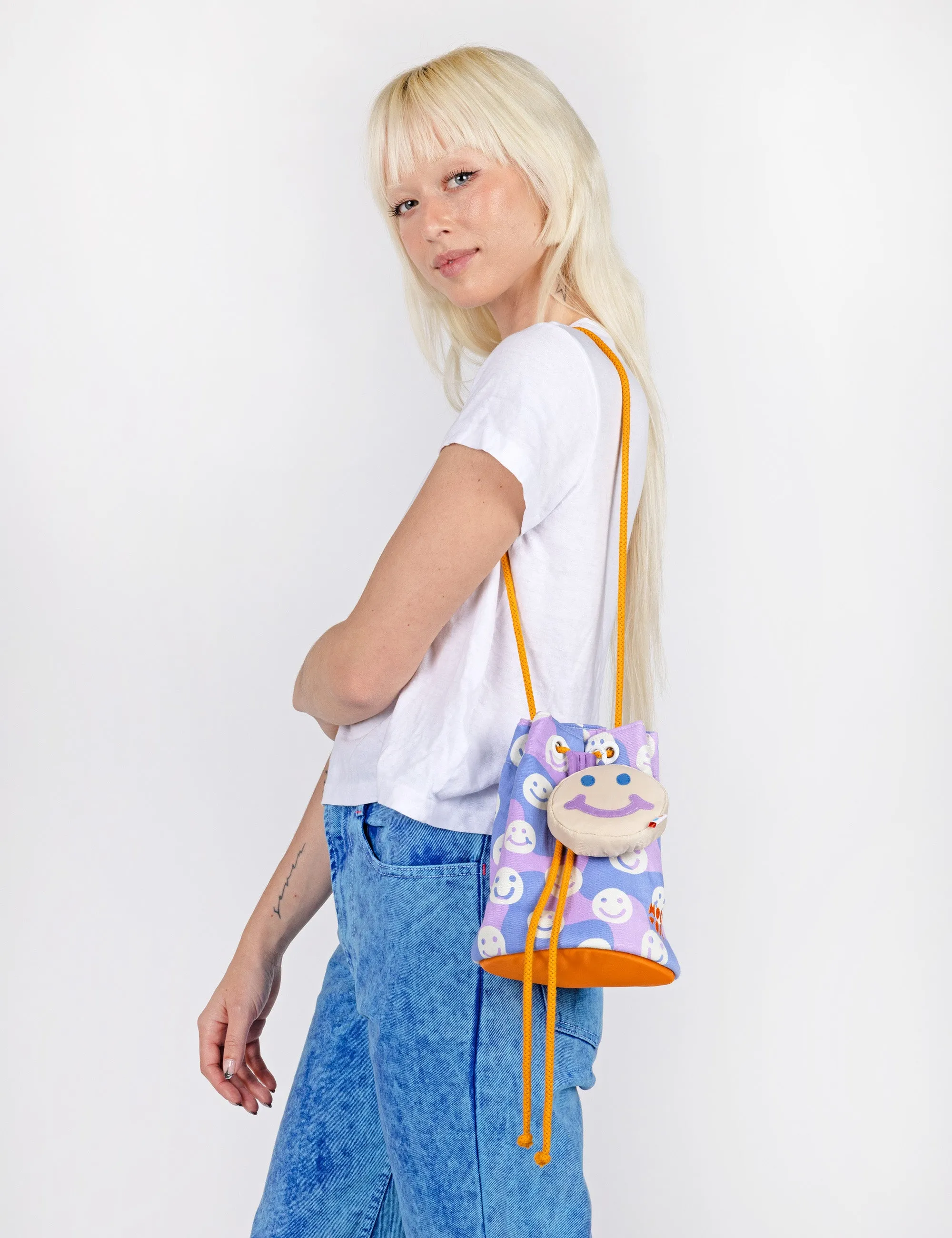 Purple Smappy Bucket Bag