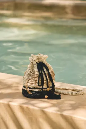 Raffia Bucket Bag