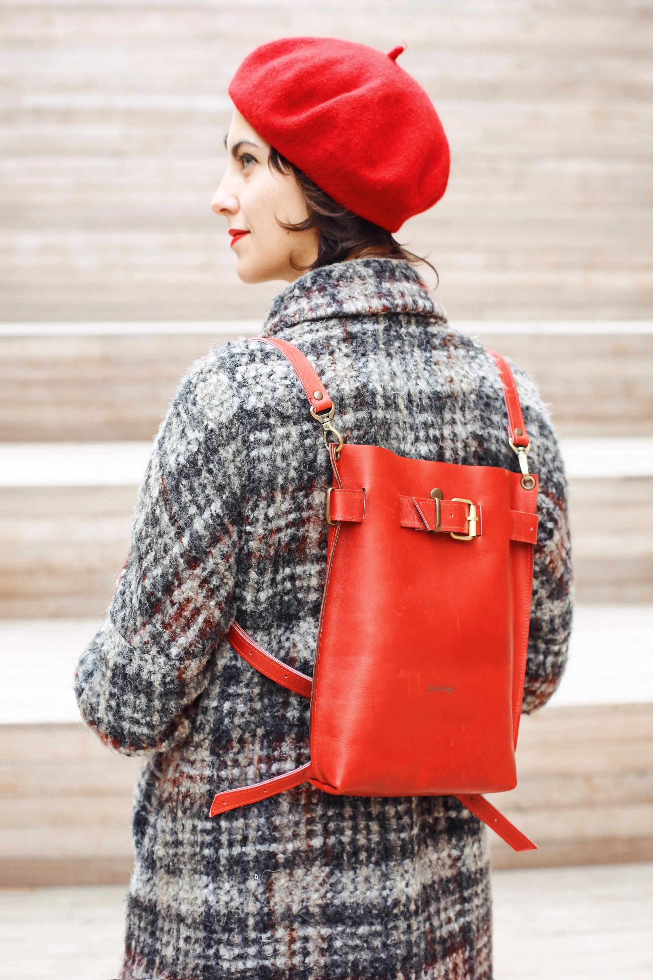 Red Leather Bag