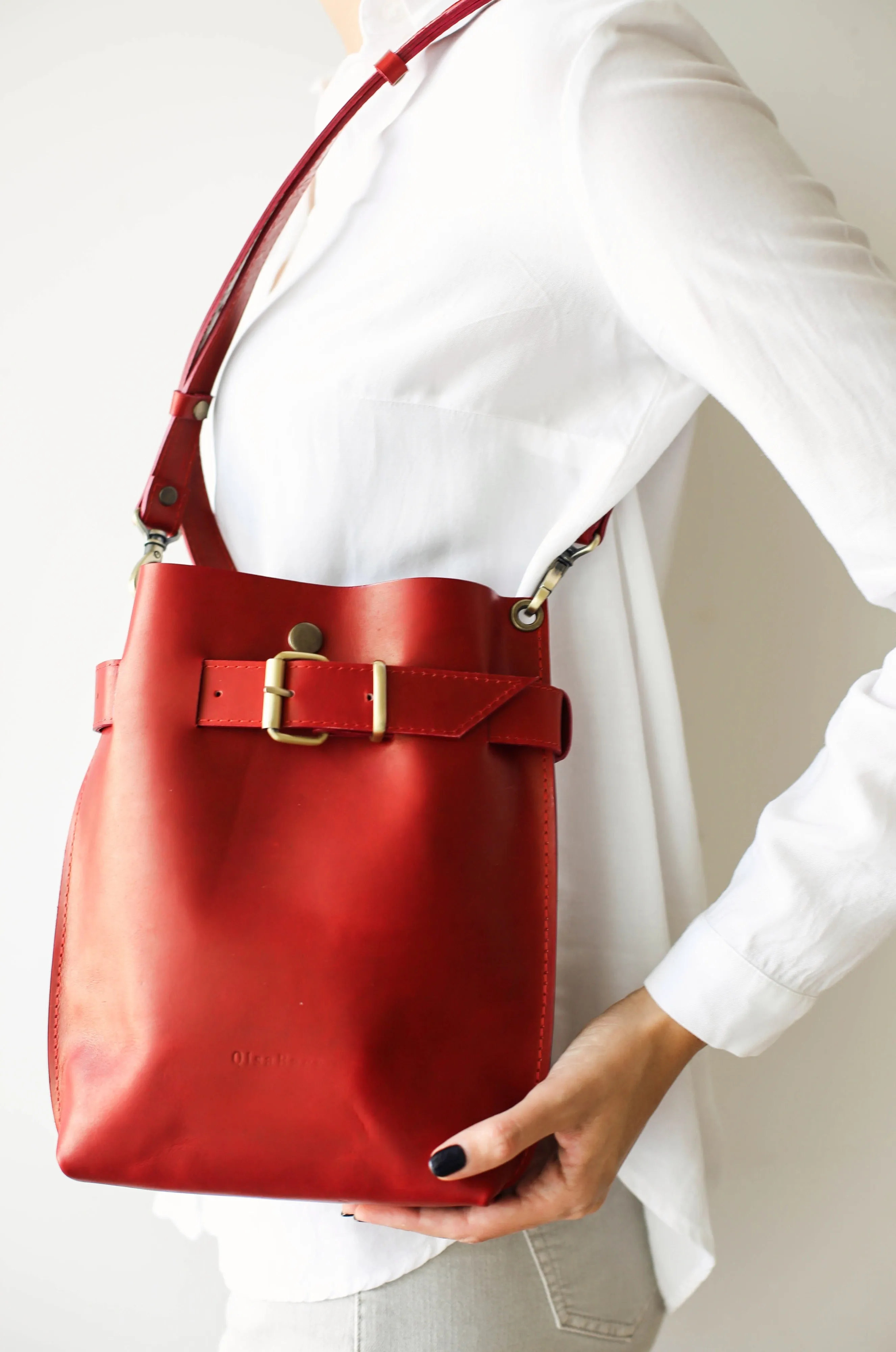 Red Leather Bag