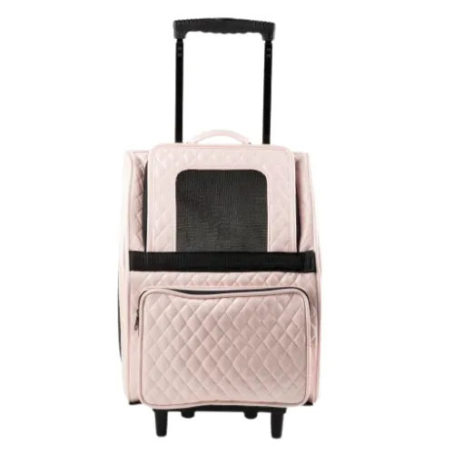 Rio Roller Bag — Pink Quilted