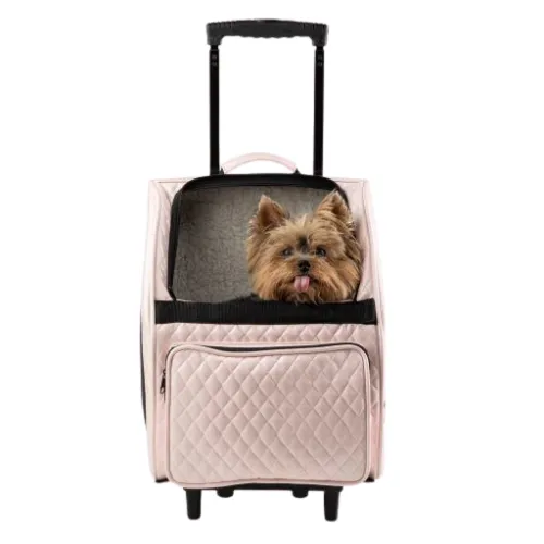 Rio Roller Bag — Pink Quilted